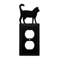 Iron Cat Outlet Cover Heavy Duty Metal Light Switch Electricalsswitchs Wall Plate Coveat Cover Light 