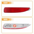 X Autohaux 1 Pair Rear Bumper Reflector Side Marker For Toyota Yaris 2017-2020 Strip No 52164-wb002 52163-wb002