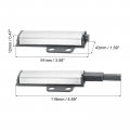 Uxcell 4pcs Push To Open Door Latch Stainless Steel Magnetic Latches For Hidden Cabinets Rv Drawers Kitchen Cupboard With Holes
