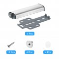 Uxcell 4pcs Push To Open Door Latch Stainless Steel Magnetic Latches For Hidden Cabinets Rv Drawers Kitchen Cupboard With Holes