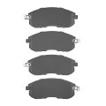 Front Brake Pads For Infiniti G35 2003 2004 2005 Semi Metallic Mechanical Pad Wear Sensor 2 12 In Inner Height 