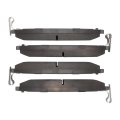 Front Brake Pads For Infiniti G35 2003 2004 2005 Semi Metallic Mechanical Pad Wear Sensor 2 12 In Inner Height