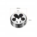 Uxcell M16 X 2 0 Metric Round Die Machine Thread Left Handing Alloy Steel Screw Thread Cutting