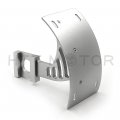 Httmt Mt360-03-polish Silver Polish Vertical Curved Mount License Plate Bracket Tag Holder For 1998-2003 Suzuk Tl 1000r