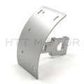 Httmt Mt360-03-polish Silver Polish Vertical Curved Mount License Plate Bracket Tag Holder Compatible With 1998-2003 Suzuk Tl