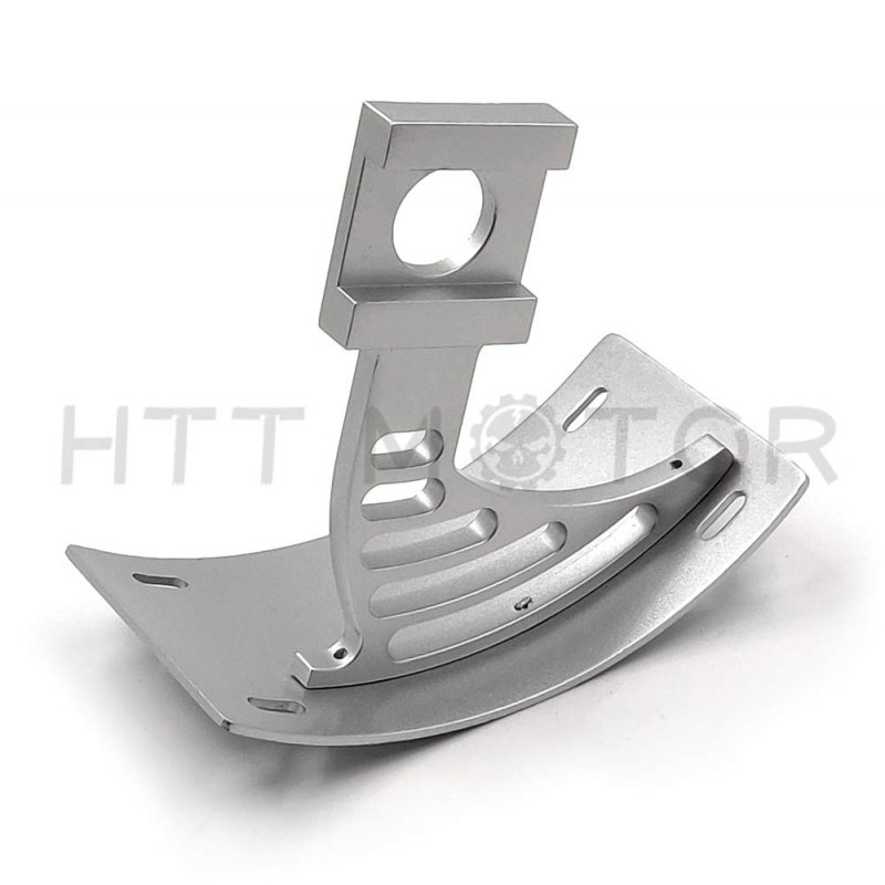 Httmt Mt360-03-polish Silver Polish Vertical Curved Mount License Plate Bracket Tag Holder For 1998-2003 Suzuk Tl 1000r
