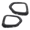 Secos 2pcs Headlight Bezel Set For Chevy Trailblazer 2021-2023 Non-rs Models 42856119 42856118 42751681 42751682 