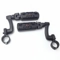 Smt Motorcycle Black Adjustable Peg Mounting Kit Wing Zombie Sull Footrest For V-star Roadstar Suzuki Boulevard Equipped With