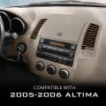 Center Dash Radio Bezel Storage Cubby Vents For Nissan Altima 2005 2006 Brown