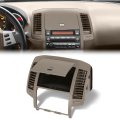 Center Dash Radio Bezel Storage Cubby Vents For Nissan Altima 2005 2006 Brown