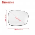 Acropix Car Rearview Passenger Side Heated Mirror Glass Replacement W Backing Plate Fit For Bmw X3 Pack Of 1 White