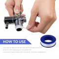 Baluue 30 Pcs Vinyl Tape Plumbers Putty Pipe Plumbing Duct White Gaffer Thread Seal Sealant Tapes Ptfe Hose Flexible