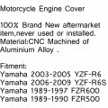Topteng Motorcycle Engine Cover Fit For Yamaha Fzr500 1989 1990 Yzf-r6s 2006-2009 Yzf-r6 2003 2004 2005 Fzr600 1989-1997