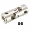 Uxcell 2pcs 3 175mm To 4mm Inner Dia Rotatable Universal Steering Shaft U Joint Coupler L23xd9