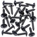 Rexka 25pcs Fender Liner Splash Shield Rocker Panel Molding Tapping Screw For Hyundai Kia 12493-06257e 1249306257e 