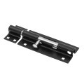 Extra Heavy Duty Slide Barrel Bolt Latch 7 In Matte Black Stainless Steel For Doors Gates Sheds And Cabinets U 117678 Single 