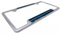 Police Open License Plate Frame