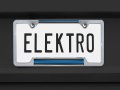 Police Open License Plate Frame