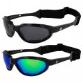 Birdz Eyewear Sail Padded Jetski Sunglasses Goggles Polarized Sports Watersports Boating Fishing For Men Or Women 2 Pairs Black 