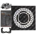 Niche Rear Right Brake Rotor Caliper Pad Kit For Polaris Rzr 4 Xp 900