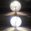 Niuparts 7 Headlight Flat With Mounting Metal And H4 Led Lamp Pair Fit Mack R Rd Rm Rs Rl Rw Models Truck