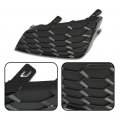G-plus New Pair Of Black Fog Light Covers Grille Bezel Compatible With 2016 2017 2018 2019 Nissan Sentra Lamp Accessories Cover