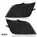 G-plus New Pair Of Black Fog Light Covers Grille Bezel Compatible With 2016 2017 2018 2019 Nissan Sentra Lamp Accessories Cover