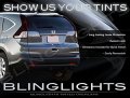 Blinglights Compatible Tinted Taillight Lens Overlays For Honda Cr-v All Years