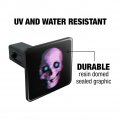 Stereoscopic Skull 3d Tow Trailer Hitch Cover Plug Insert