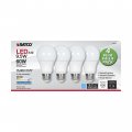 Satco S39597 48 Bulbs Value Pack 9 5 Watt 120v A19 Led Lightbulb Frosted Elegant Style Natural Light 5000k Medium Base For