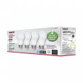 Satco S39597 48 Bulbs Value Pack 9 5 Watt 120v A19 Led Lightbulb Frosted Elegant Style Natural Light 5000k Medium Base For