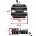 Caltric Regulator Rectifier Compatible With Yamaha Big Bear 350 Yfm350 Yfm-350 4wd 1987-1994