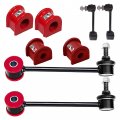 8 Pc Front Rear Sway Bar Link Kit Bushing Fits Wrangler 2007-2017 Jk 2018 K750453 K6700 K7353 K3160 