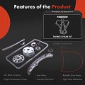 A-premium 8pcs Engine Timing Chain Kit W Sprocket More Fits Dohc 4cyl 1 5l 1nz-fea Compatible With Scion Xa Xb 2004-2006 Toyota