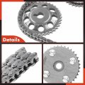 A-premium 8pcs Engine Timing Chain Kit W Sprocket More Fits Dohc 4cyl 1 5l 1nz-fea Compatible With Scion Xa Xb 2004-2006 Toyota