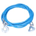 Towing Safety Cable With Hook Compact Size 5mx12mm 16 4ftx0 5in 7t Load For Light Trucks Steel Cast Iron Material