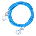 Towing Safety Cable With Hook Compact Size 5mx12mm 16 4ftx0 5in 7t Load For Light Trucks Steel Cast Iron Material