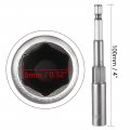 Uxcell 2 Pcs 1 4 Quick-change Hex Shank 8mm Nut Setter Driver Drill Bit 100mm Length Metric No-magnetic