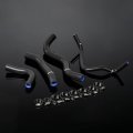 Silicone Radiator Hoses Coolant Clamps Kit For Honda Cb600f Hornet 2003-2006 Black 