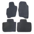 Velour Floor Mats For Mazda 2 2011 2014 Custom Fit Front And Rear Black Carpet Liners Anti Slip All Season Full Set 