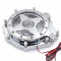 Httmt- Engine Stator Cover Clear Green Led Compatible With 04-07 Cbr1000rr 04-14 Cb 1000rr P N Mt050a-cd Red