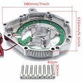 Httmt- Engine Stator Cover Clear Green Led Compatible With 04-07 Cbr1000rr 04-14 Cb 1000rr P N Mt050a-cd Red