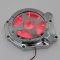 Httmt- Engine Stator Cover Clear Green Led Compatible With 04-07 Cbr1000rr 04-14 Cb 1000rr P N Mt050a-cd Red