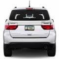Ipick Image Made For Dodge Durango 3d In Dark Gray On Real Carbon Fiber Abs Plastic License Plate Frame
