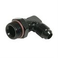 Fragola Aluminum 90 Degree A-n Male Swivel X Thread Adapter -6 -8 Black 