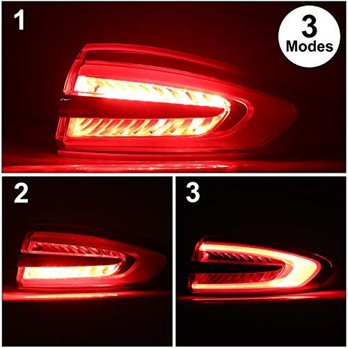 Hecasa Passenger Rh Right Side Tail Lamp Light Outer For 2017 2018 2019d Fusion Replacement For Fo2805118 Hs7z13404j