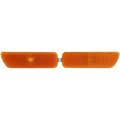 Front Side Marker Light Assembly Pair For Volkswagen Jetta City 2007 2008 2009 Amber Lens Housing Driver And Passenger 