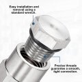 304 Stainless Steel Pipe Plug G1 8 Male Outer Hex Head Thread Fitting With Sealing Ring For Hydraulic And Pneumatic Systems