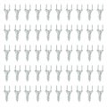 50pcs Solid Wood Baseboard Seamless Nails Double-headed Self-tapping Screws Foot Line Invisible Security