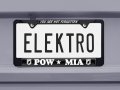 Pow Mia Black License Plate Frame